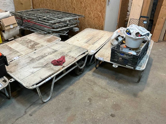 Zwaarlastkarren met trekdolly (5x) - afbeelding 1 van  5