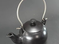 Zware aardewerk theepot - afbeelding 3 van  5