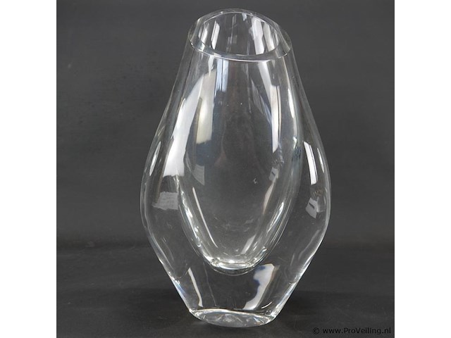 Zware dikglazen designvaas - afbeelding 2 van  5