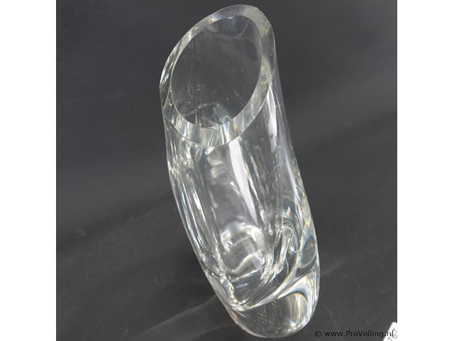 Zware dikglazen designvaas - afbeelding 4 van  5