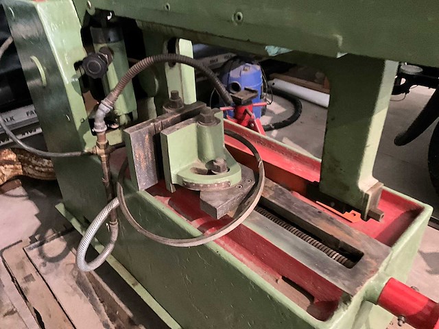 Zware horizontale beugelzaagmachine, met nieuwe zaag blad - afbeelding 3 van  7