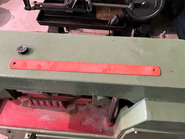 Zware horizontale beugelzaagmachine, met nieuwe zaag blad - afbeelding 7 van  7