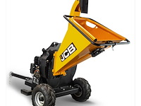 Zware houtversnipperaar, in krat jcb, geel/zwart - afbeelding 1 van  7