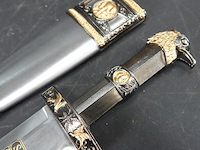 Zware metalen dolk met schede - afbeelding 2 van  5