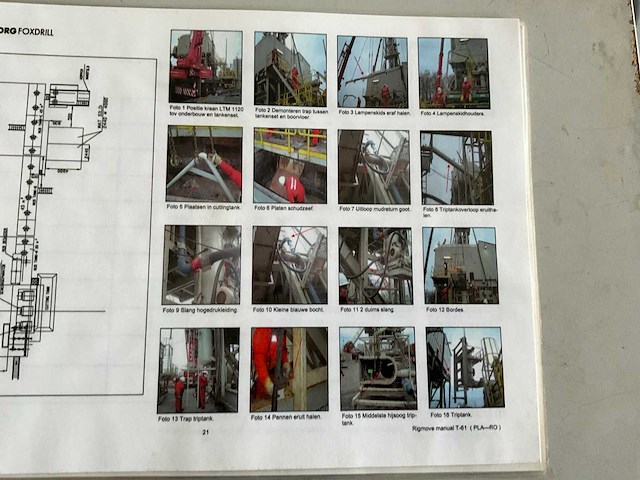 Zware platform gas & olie landboortoren t-61 - afbeelding 64 van  77