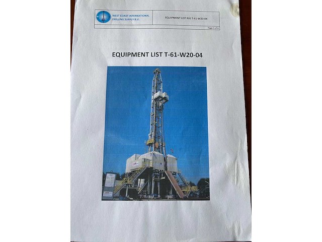 Zware platform gas & olie landboortoren t-61 - afbeelding 74 van  77