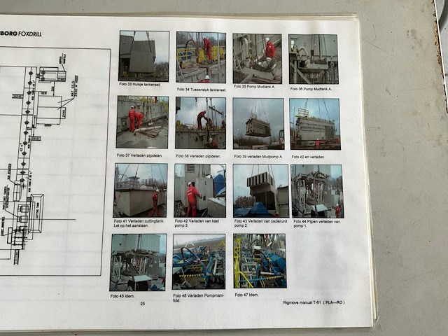 Zware platform gas & olie landboortoren t-61 - afbeelding 66 van  72