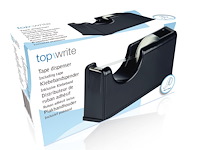 Zware top/write tape dispenser zwart wvp € 12,95 - afbeelding 2 van  3