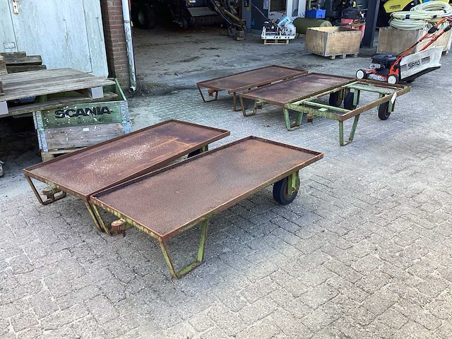 Zware transportwagen (5x) - afbeelding 1 van  6