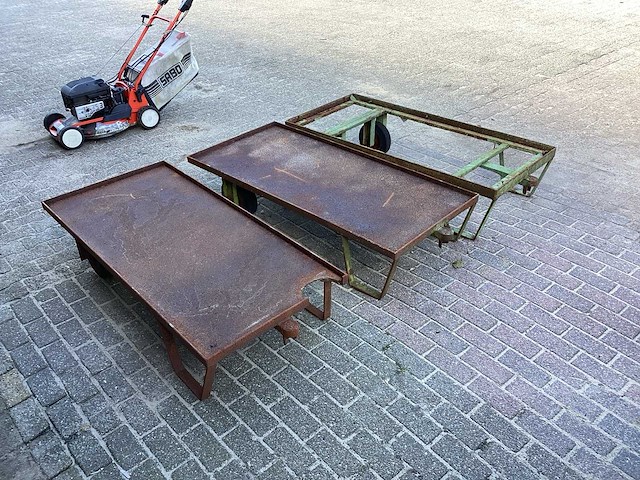 Zware transportwagen (5x) - afbeelding 3 van  6