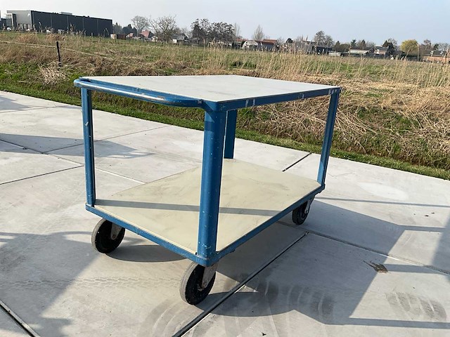 Zware tweelaagse trolley - afbeelding 1 van  5