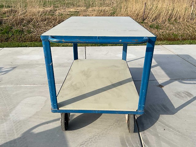 Zware tweelaagse trolley - afbeelding 2 van  5