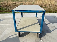 Zware tweelaagse trolley - afbeelding 2 van  5