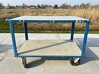 Zware tweelaagse trolley - afbeelding 3 van  5
