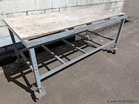 Zware verrijdbare werktafel - afbeelding 1 van  3