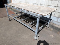 Zware verrijdbare werktafel - afbeelding 2 van  3