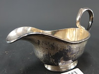 Zware verzilverde saucière