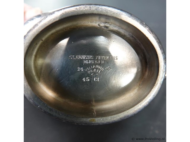 Zware verzilverde saucière - afbeelding 5 van  5