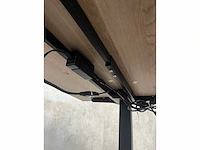 Zwart elektrisch zit-sta bureau 160x80 - afbeelding 2 van  10