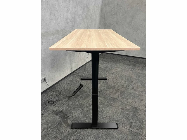 Zwart elektrisch zit-sta bureau 160x80 - afbeelding 10 van  10