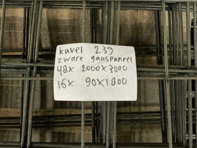 Zwart gaaspaneel diverse afmetingen (64x) - afbeelding 7 van  7