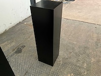 Zwart gelakte sokkel/zuil/pilaar (7x) - afbeelding 2 van  36