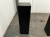 Zwart gelakte sokkel/zuil/pilaar (7x) - afbeelding 6 van  36