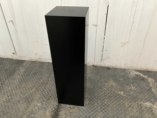 Zwart gelakte sokkel/zuil/pilaar (7x) - afbeelding 10 van  36