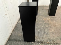 Zwart gelakte sokkel/zuil/pilaar (7x) - afbeelding 11 van  36