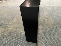 Zwart gelakte sokkel/zuil/pilaar (7x) - afbeelding 13 van  36