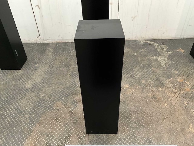 Zwart gelakte sokkel/zuil/pilaar (7x) - afbeelding 16 van  36