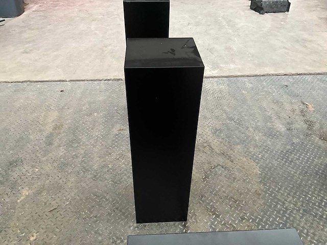 Zwart gelakte sokkel/zuil/pilaar (7x) - afbeelding 18 van  36