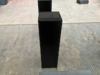 Zwart gelakte sokkel/zuil/pilaar (7x) - afbeelding 18 van  36