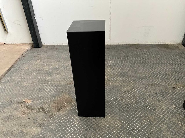 Zwart gelakte sokkel/zuil/pilaar (7x) - afbeelding 20 van  36