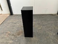 Zwart gelakte sokkel/zuil/pilaar (7x) - afbeelding 20 van  36