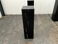 Zwart gelakte sokkel/zuil/pilaar (7x) - afbeelding 21 van  36