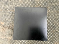 Zwart gelakte sokkel/zuil/pilaar (7x) - afbeelding 25 van  36