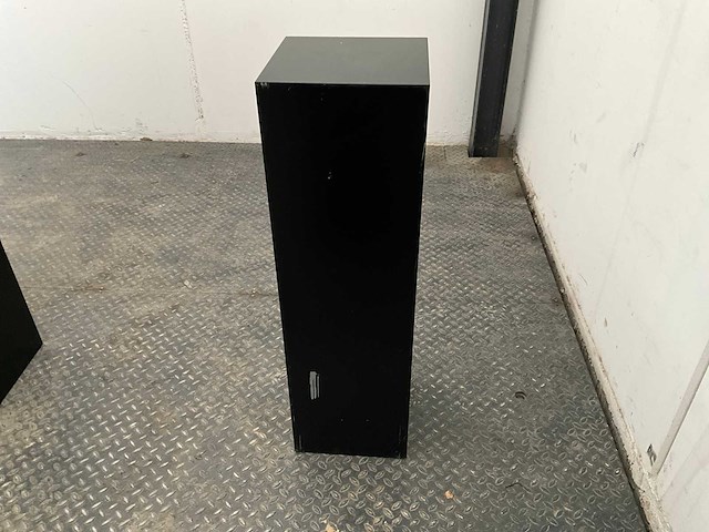 Zwart gelakte sokkel/zuil/pilaar (7x) - afbeelding 26 van  36
