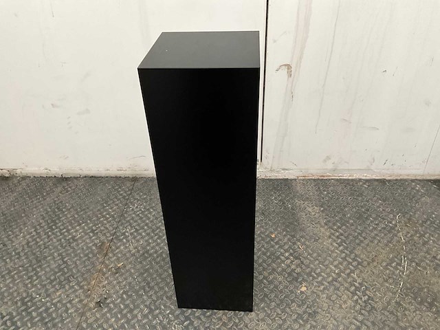 Zwart gelakte sokkel/zuil/pilaar (7x) - afbeelding 27 van  36