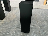 Zwart gelakte sokkel/zuil/pilaar (7x) - afbeelding 29 van  36