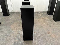 Zwart gelakte sokkel/zuil/pilaar (7x) - afbeelding 23 van  36