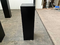 Zwart gelakte sokkel/zuil/pilaar (7x) - afbeelding 31 van  36