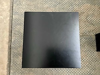 Zwart gelakte sokkel/zuil/pilaar (7x) - afbeelding 33 van  36