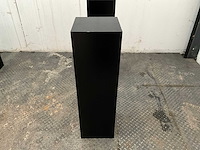 Zwart gelakte sokkel/zuil/pilaar (7x) - afbeelding 35 van  36