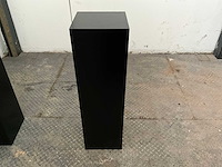 Zwart gelakte sokkel/zuil/pilaar (7x) - afbeelding 36 van  36