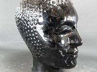 Zwart glazen hoofd - afbeelding 4 van  5