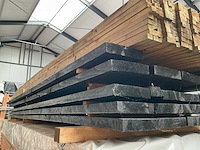 Zwarte balken 45x195 - 400 cm (21x) - afbeelding 1 van  5