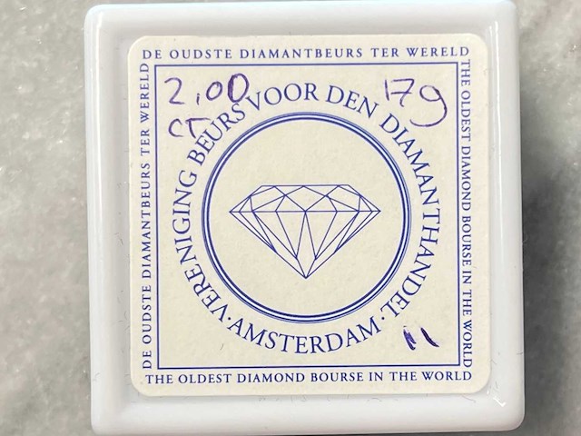 Zwarte diamant 2.00 carat diamant gecertificeerd - afbeelding 1 van  1