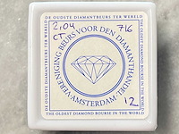 Zwarte diamant 2.04 carat gecertificeerd - afbeelding 2 van  3