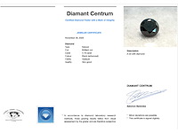 Zwarte diamant 4.19 carat natuurlijke diamant - afbeelding 1 van  1